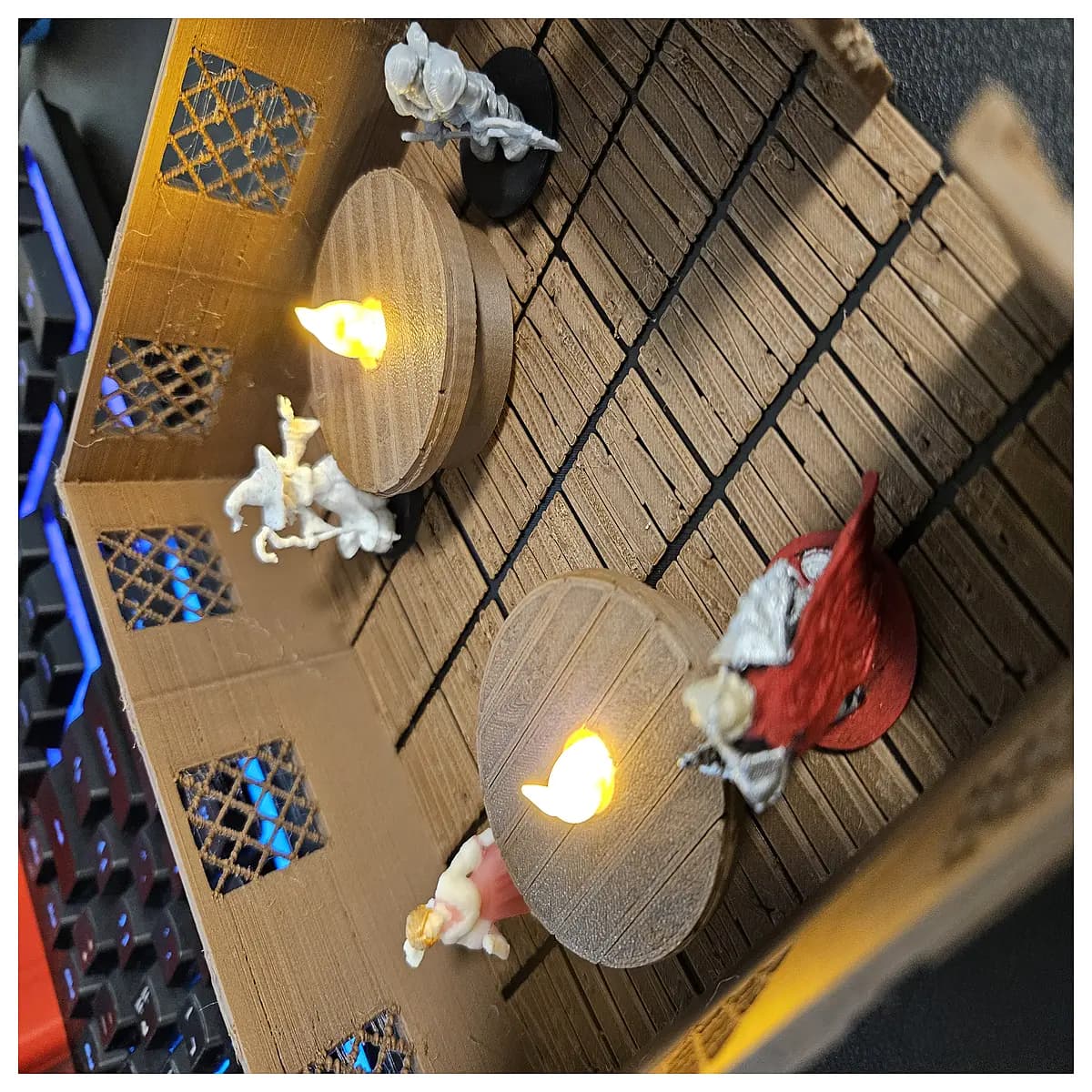 outdoor candle holder table patio decor rustic wood centerpieces garden party lighting ambiance