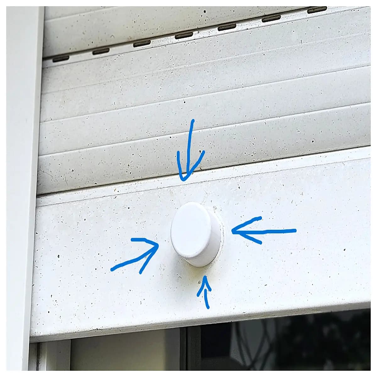 roller shutter stop m6x1 anti collision block for venetian blinds window safety limit device