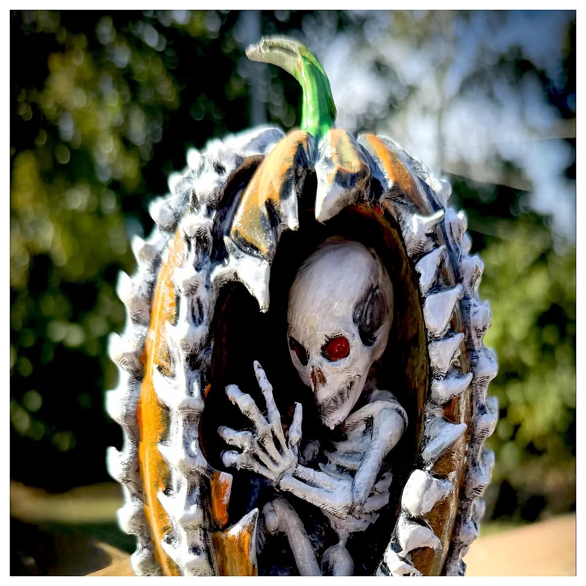halloween with skull design spooky decor carved jack o lantern party supplies