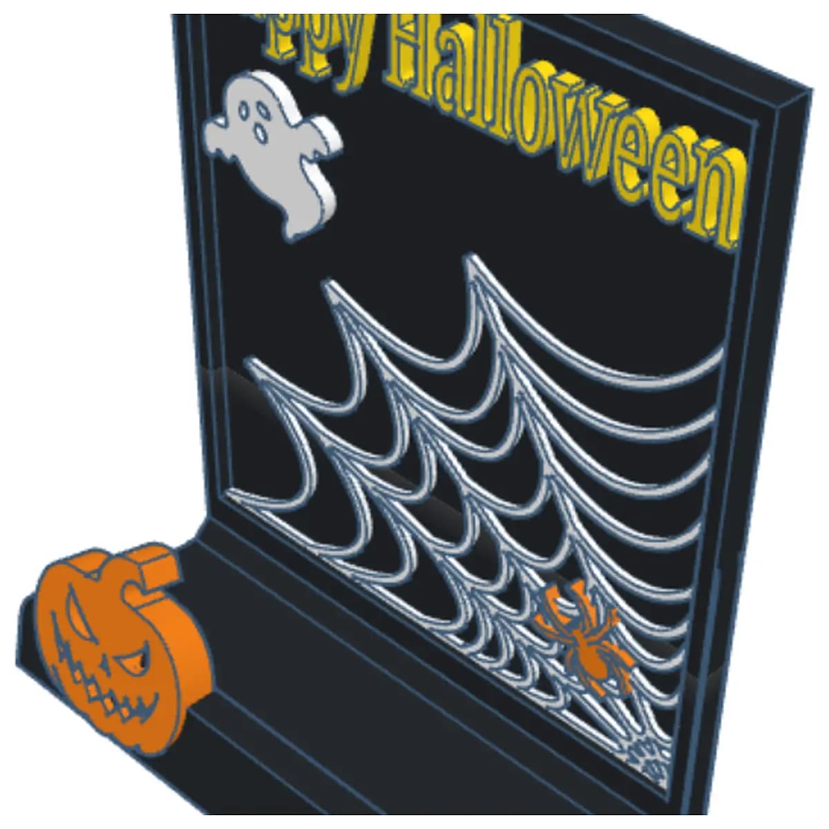 halloween business card holder spooky office desk organizer party favor adults kids