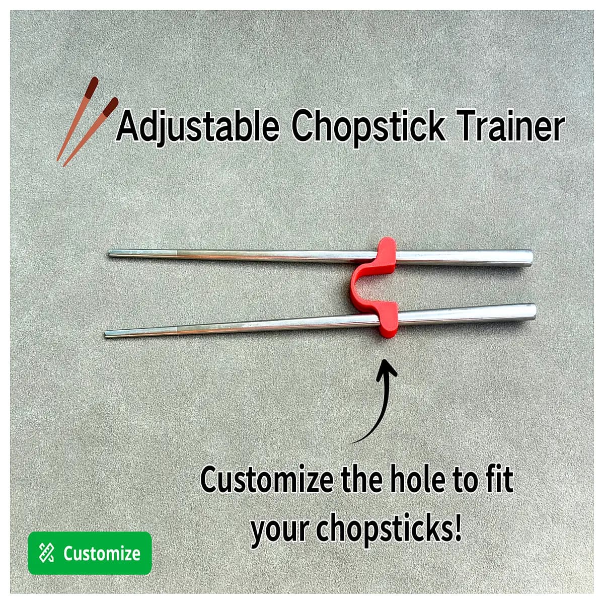 adjustable chopsticks trainer for kids learning to eat utensils fine motor skills development tool