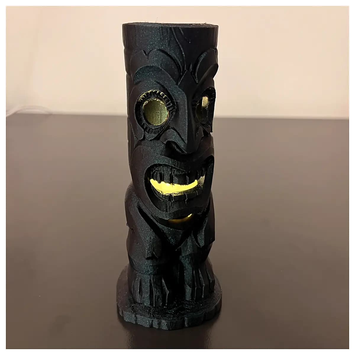13cm tiki island spirit statue vintage polynesian decor tiki bar accessories mystical home ornament retro tiki art piece tropical island vibe