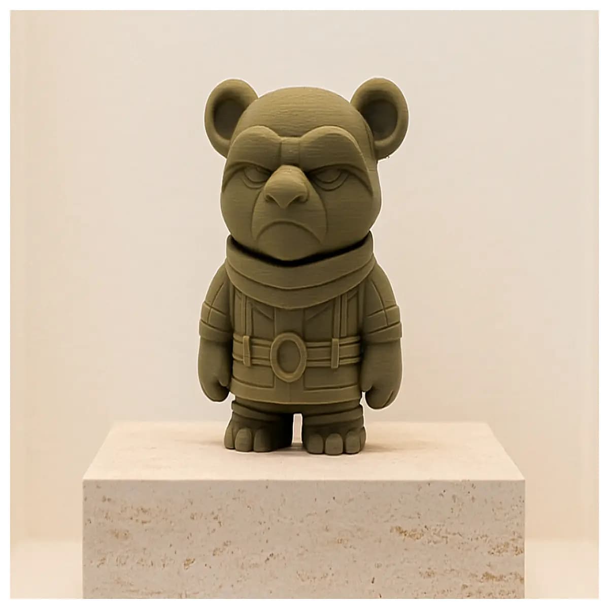 aggressive bear guard dog figurine resin statue home decor office desk ornament fierce animal sculpture gift