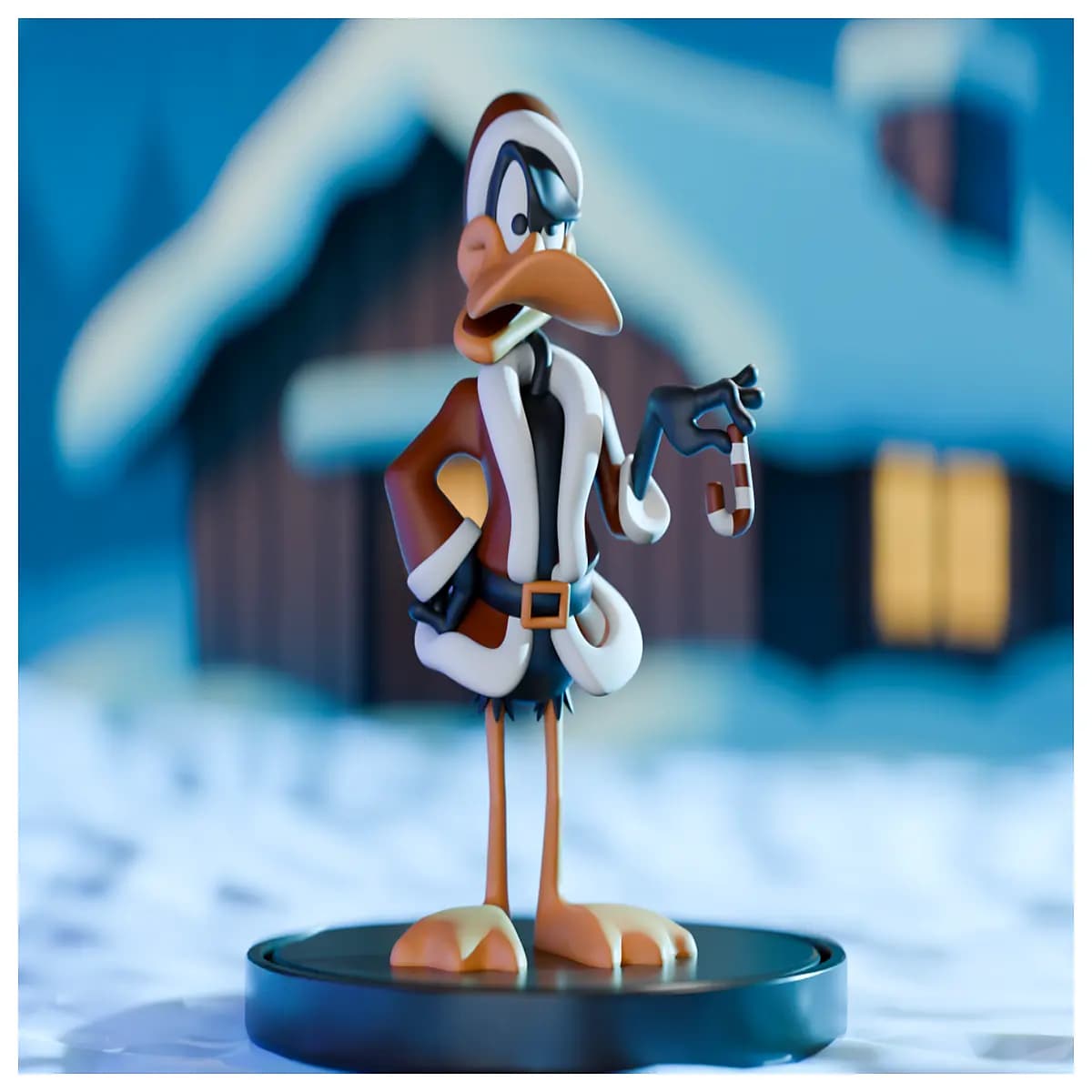 christmas statue funny holiday art collectible decor gift