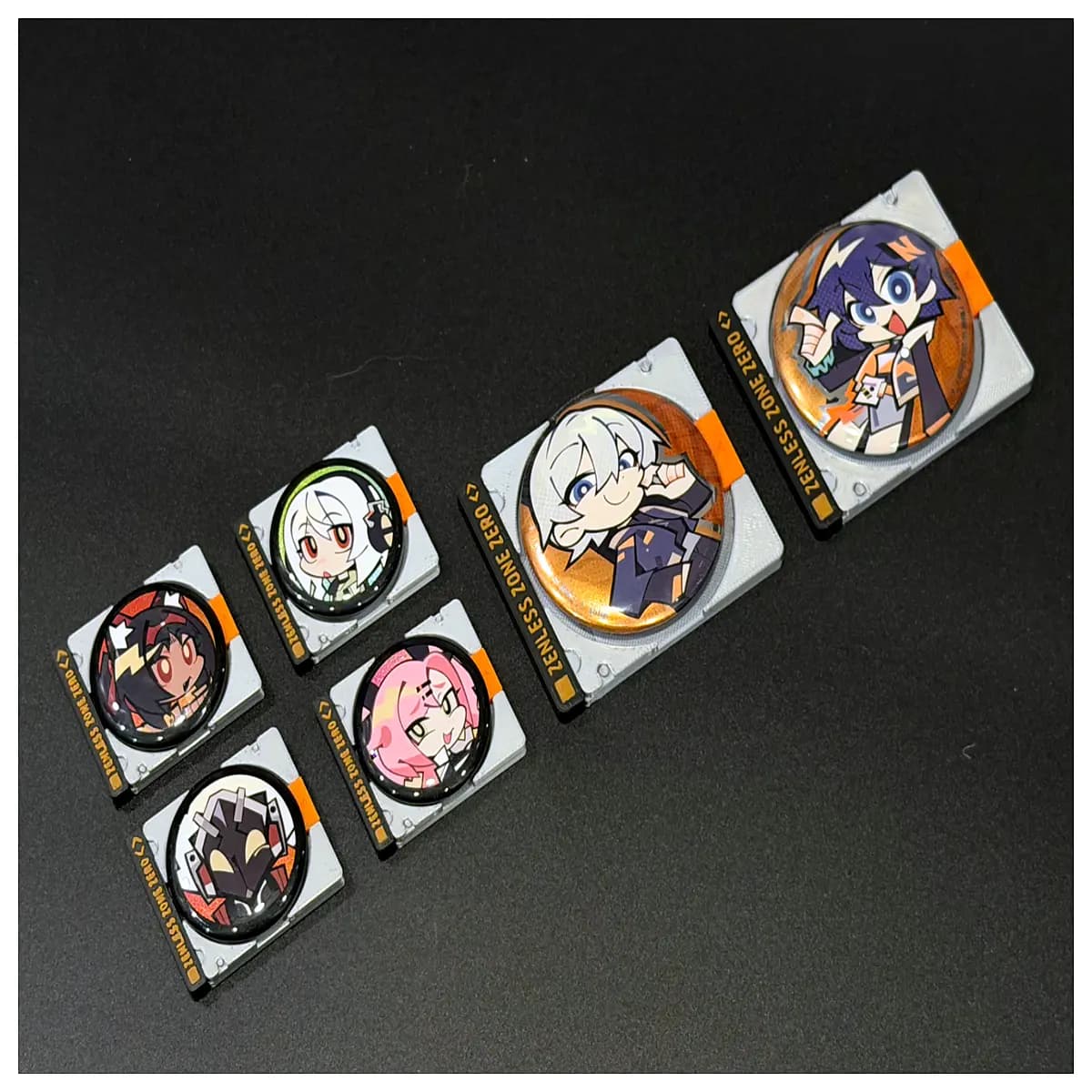 badge case fridge magnet 58x38mm anime merch keychain collectible