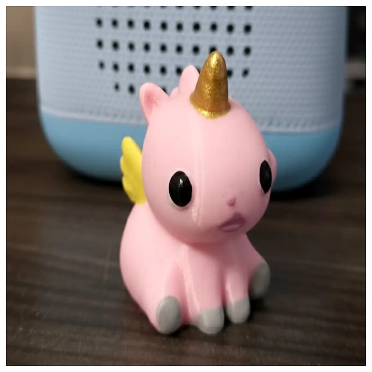 cute big eye plush toy rapid print resin figurine desktop decoration kids