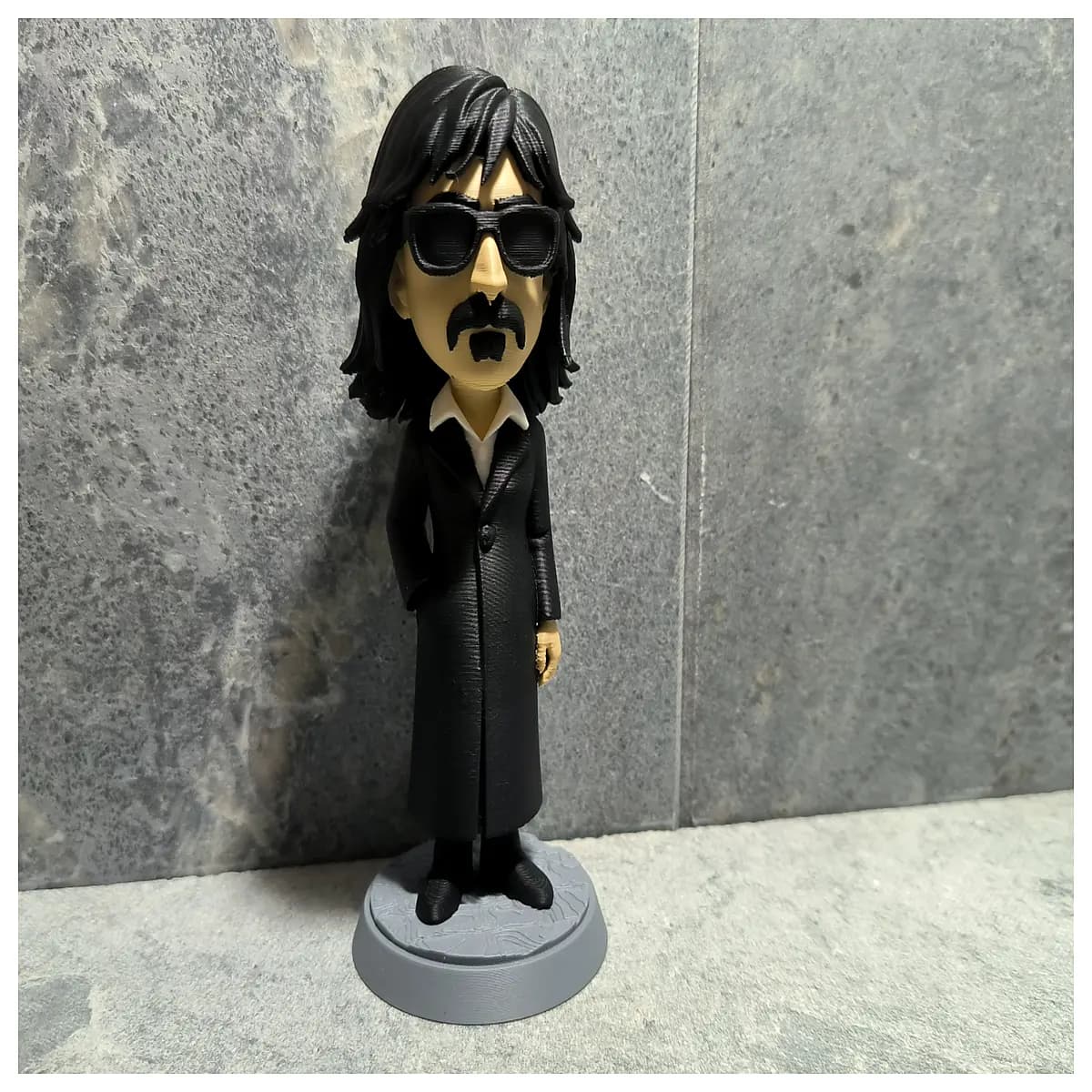 frank zappa statue resin figurine rock music collector gift decor for home office shelf
