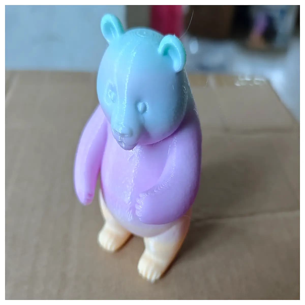 cute panda and raccoon figurine set printed resin collectible desktop decor kids gift low poly sculpture novelty toy home office decoration animal lov