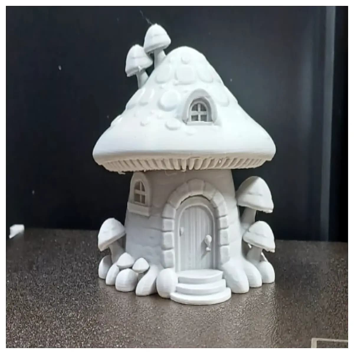 miniature fairy garden mushroom house diy resin craft supplies whimsical decor for terrarium