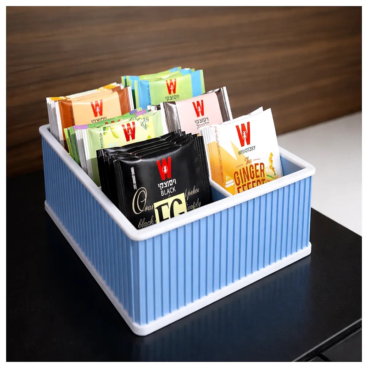 modern tea storage box airtight tin canister for loose leaf tea preservation container kitchen counter organizer