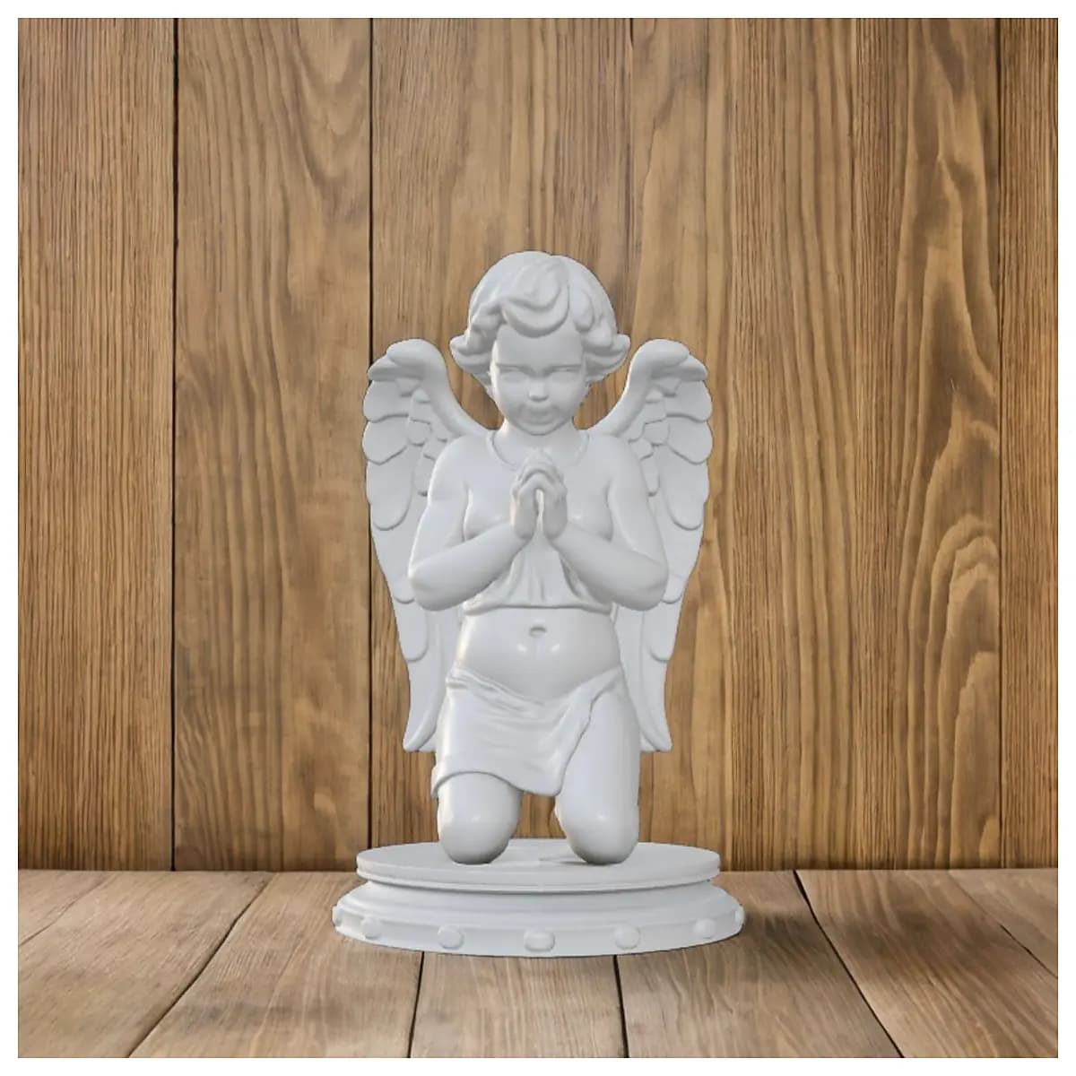 kneeling angel figurine porcelain angel statue home decor angel religious gift nursery decoration angel of peace ceramic angel art
