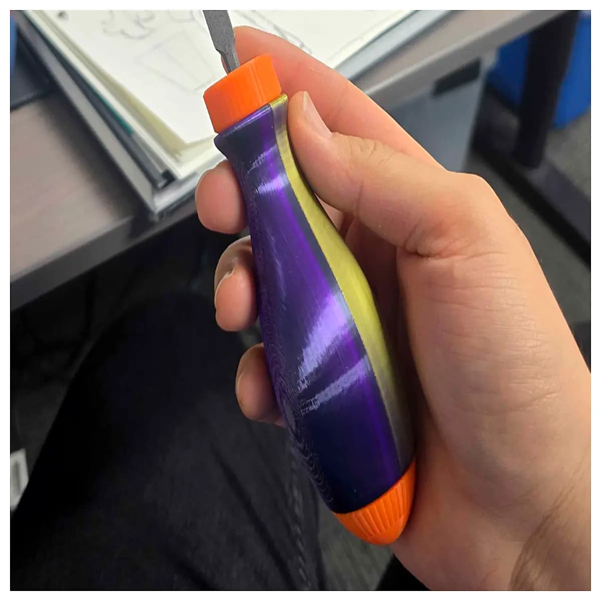replacement handle for nail file buffer stick grip ergonomic non slip sanding tool accessory