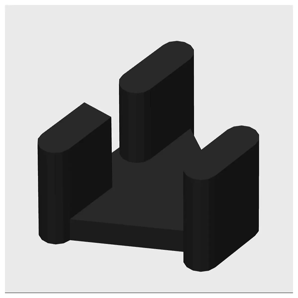 hexagonal skadis v2 connector pegboard hardware wall organizer mounting bracket system parts