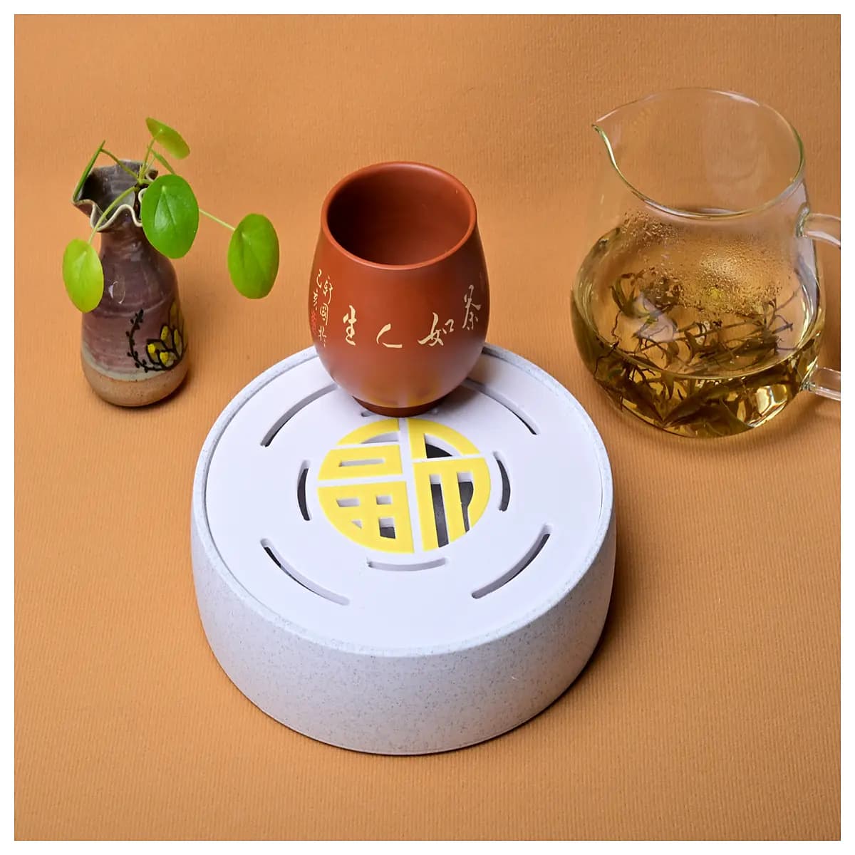 wooden tea tray with drainage hole kung fu tea set ceramic cup coaster tea table mat traditional chinese tea ceremony accessories