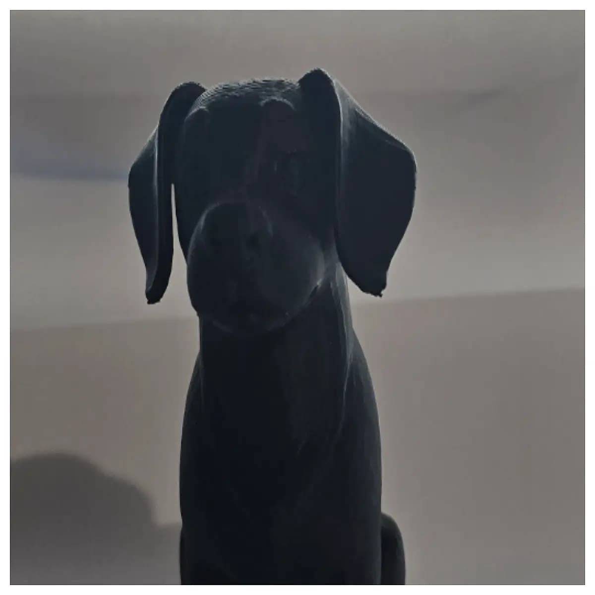 dog statue art decor garden outdoor resin sculpture yard ornament pet lover gift home interior accent