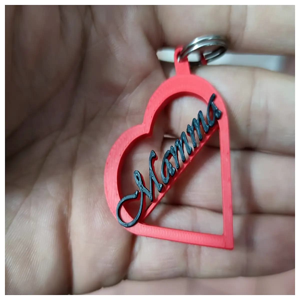 mom keychain personalized custom name mother birthday present jewelry key holder