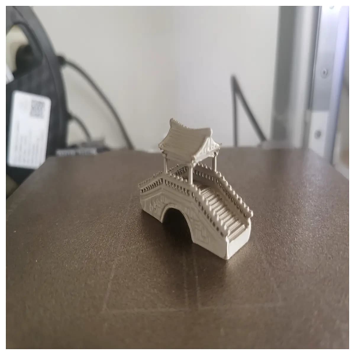 ancient chinese bridge miniature landscape garden decoration vintage architecture ornament for desk