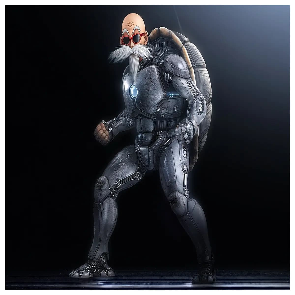 mecha master roshi figure collectible anime robot toy fans