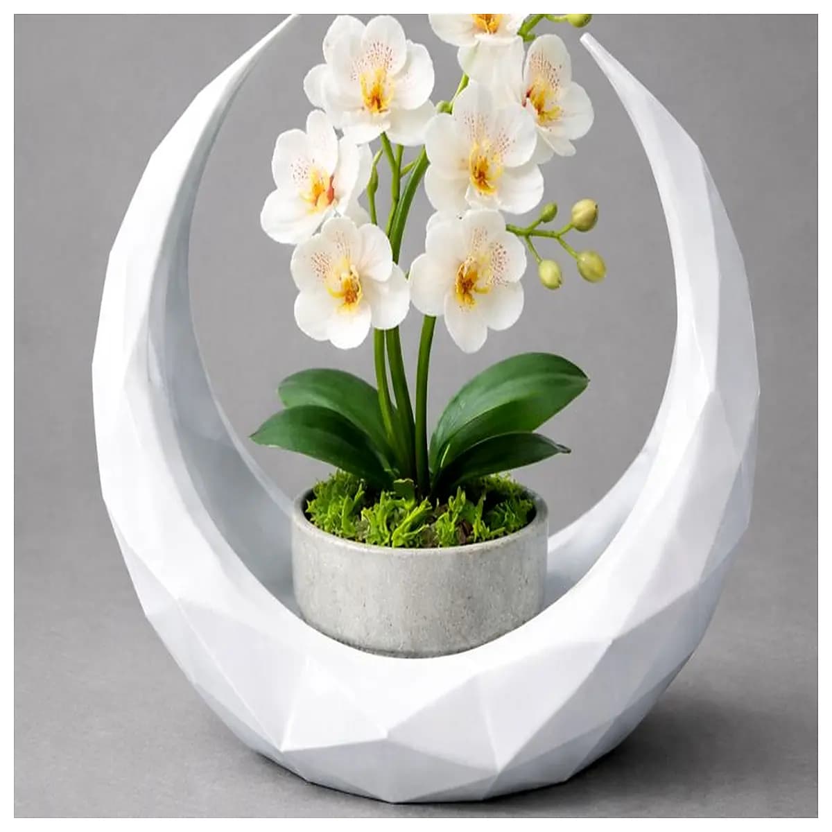 low poly vase geometric modern home decor minimalist table centerpiece abstract art sculpture