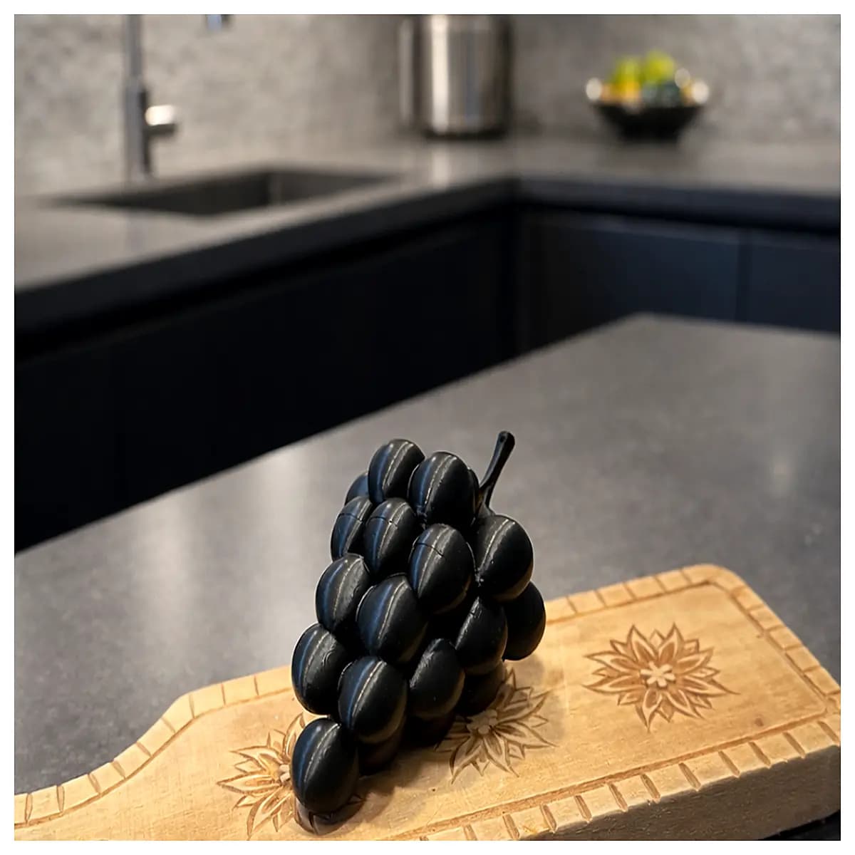 hanging fruit basket for kitchen counter grape holder table centerpiece decor space saving storage rack decorative bowl for dining room