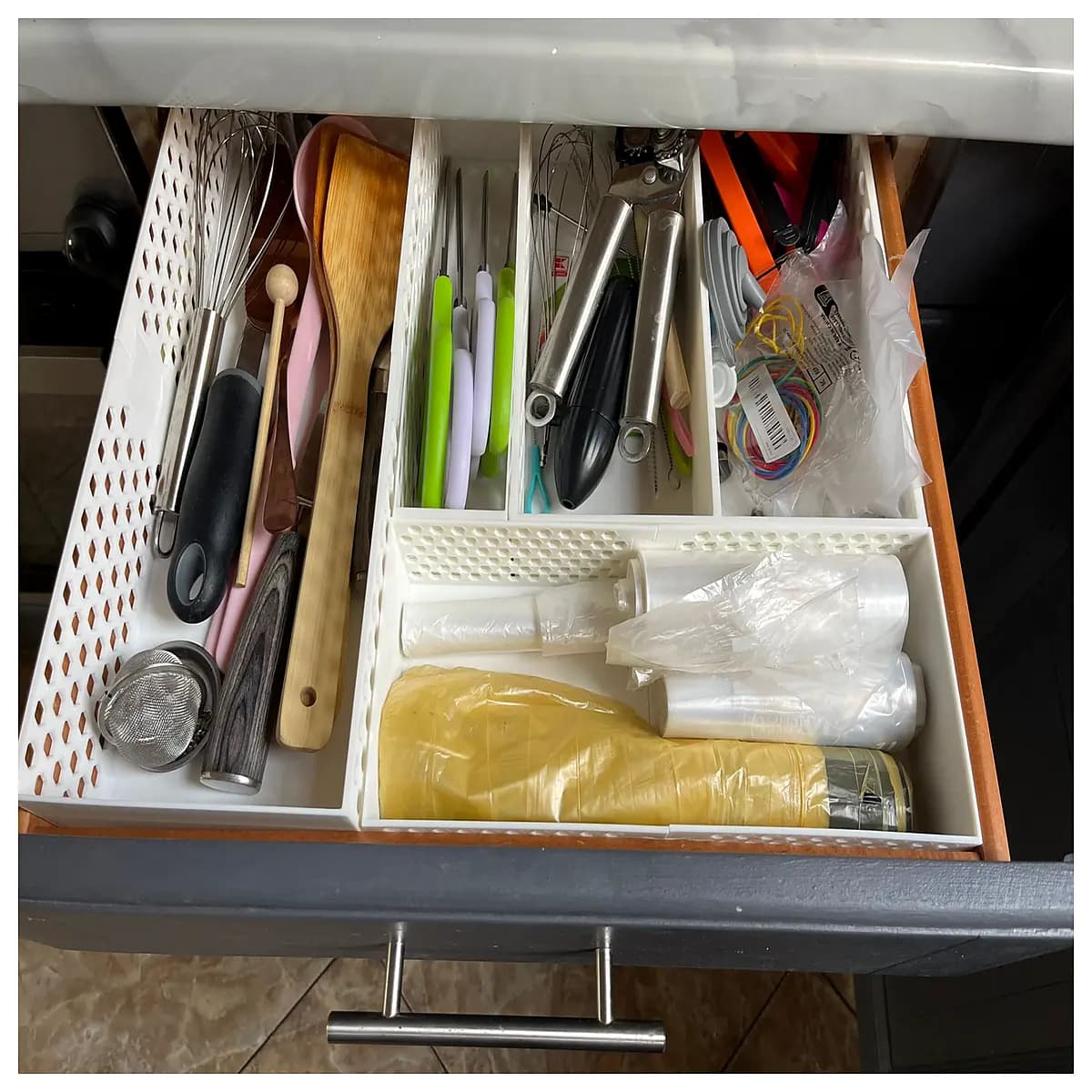 drawer organizers for clothes kitchen bathroom vanity small space storage bins adjustable dividers duty plastic
