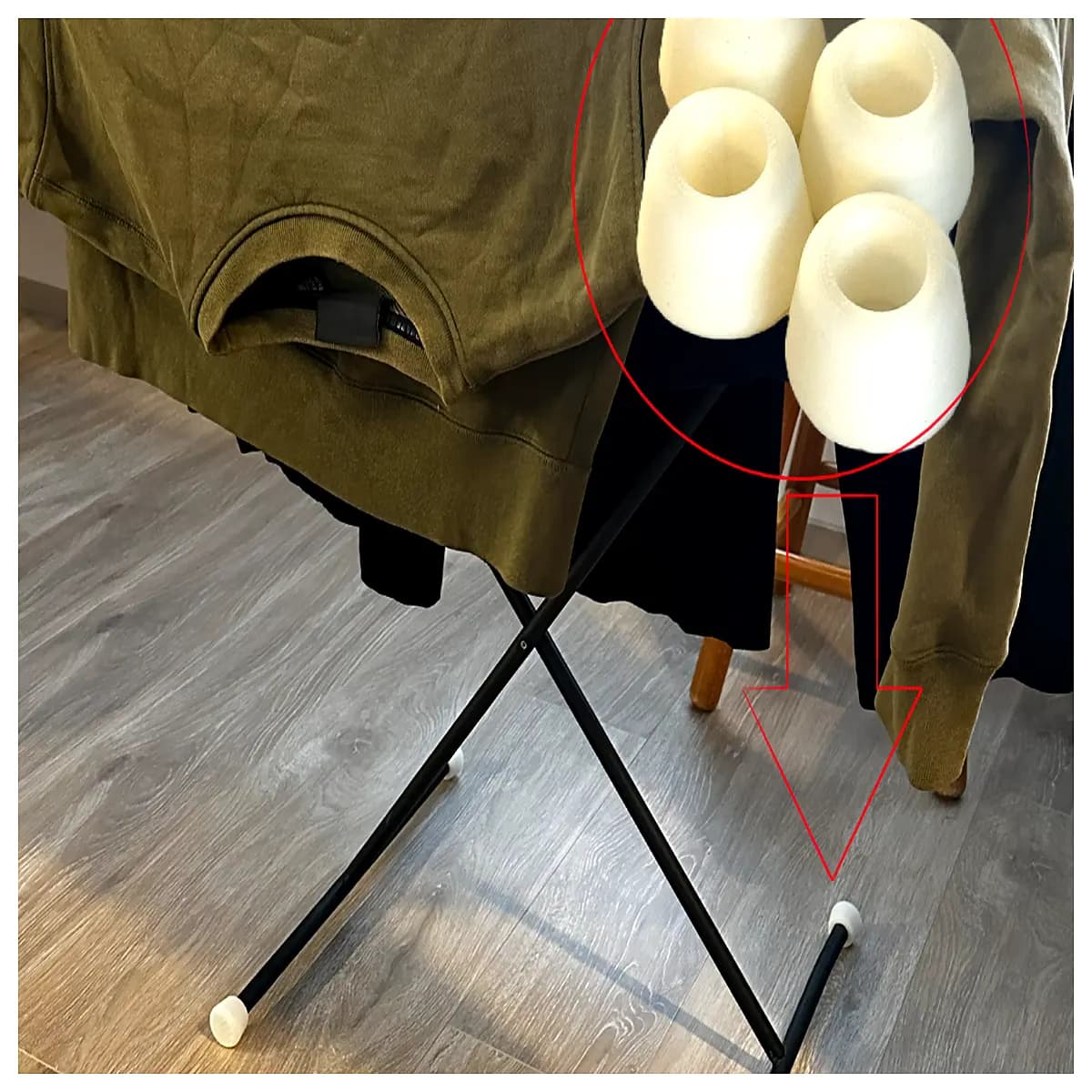 rubber feet for clothes rack non slip floor protectors anti scratch base pads for drying rack duty