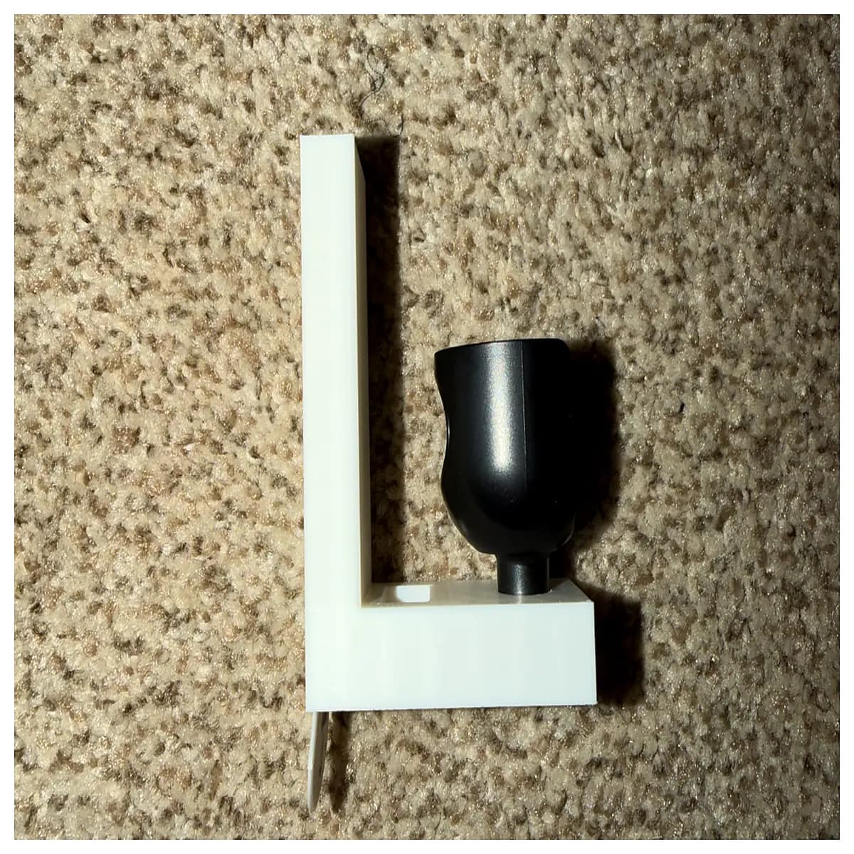 rotating bathroom mirror holder for electric toothbrush wall mount organizer 360 degree swivel base