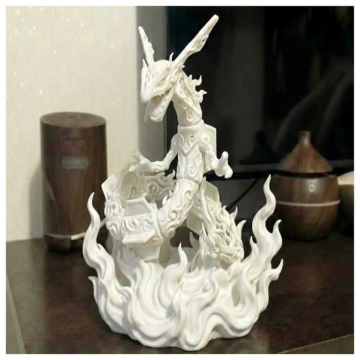 mega rayquaza figure collectible high detail resin statue dragon toy piece