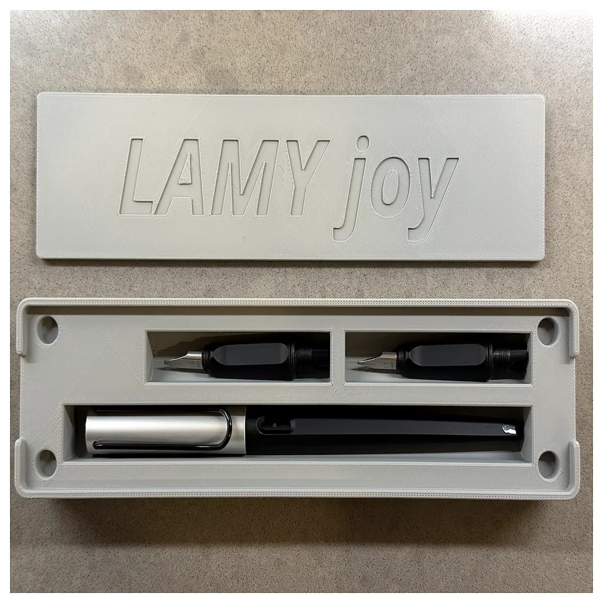 lamy joy pencil case large capacity waterproof stationery box for school kids girls boys office supplies organizer