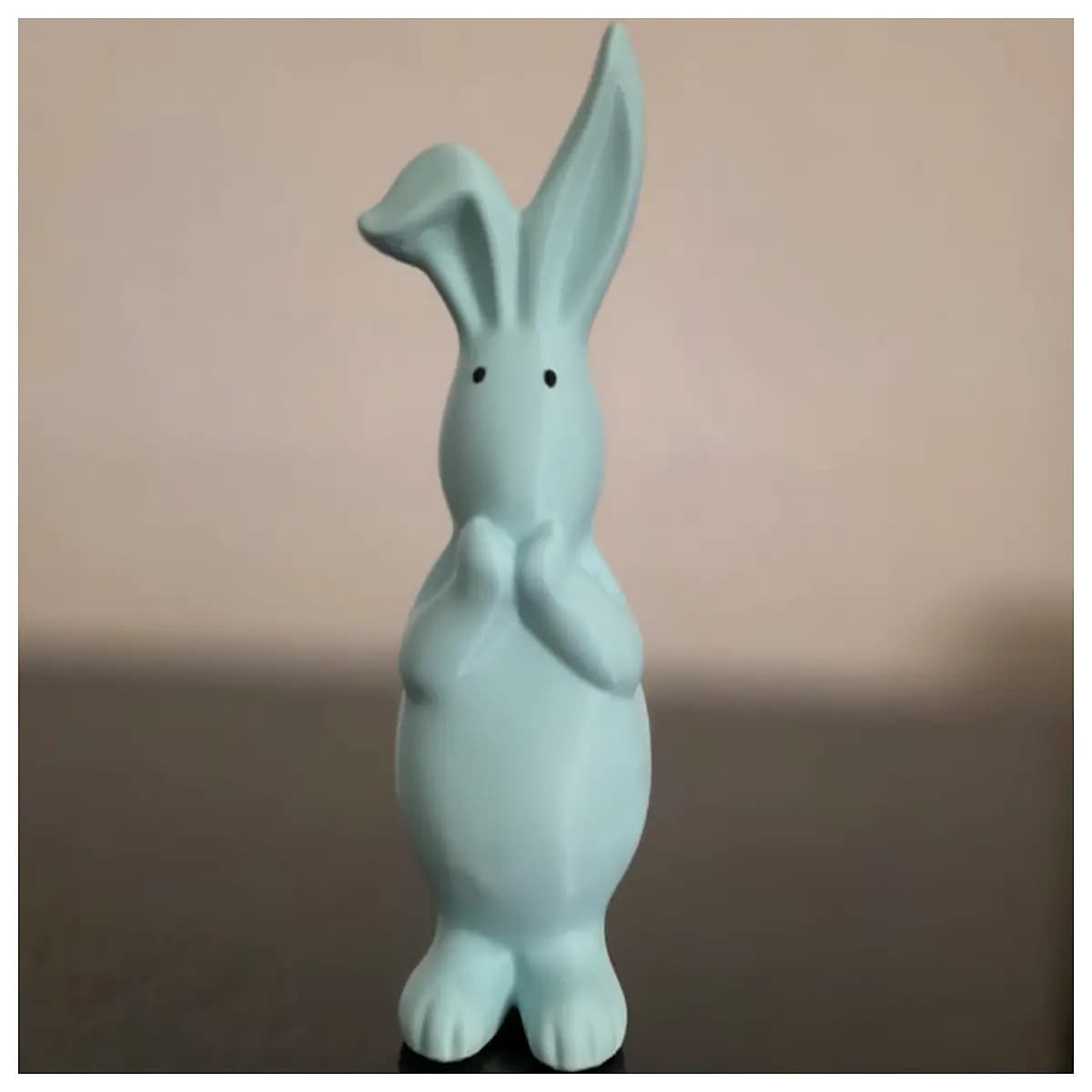 silent bunny figurine easter decoration silent rabbit statue home decor spring holiday gift