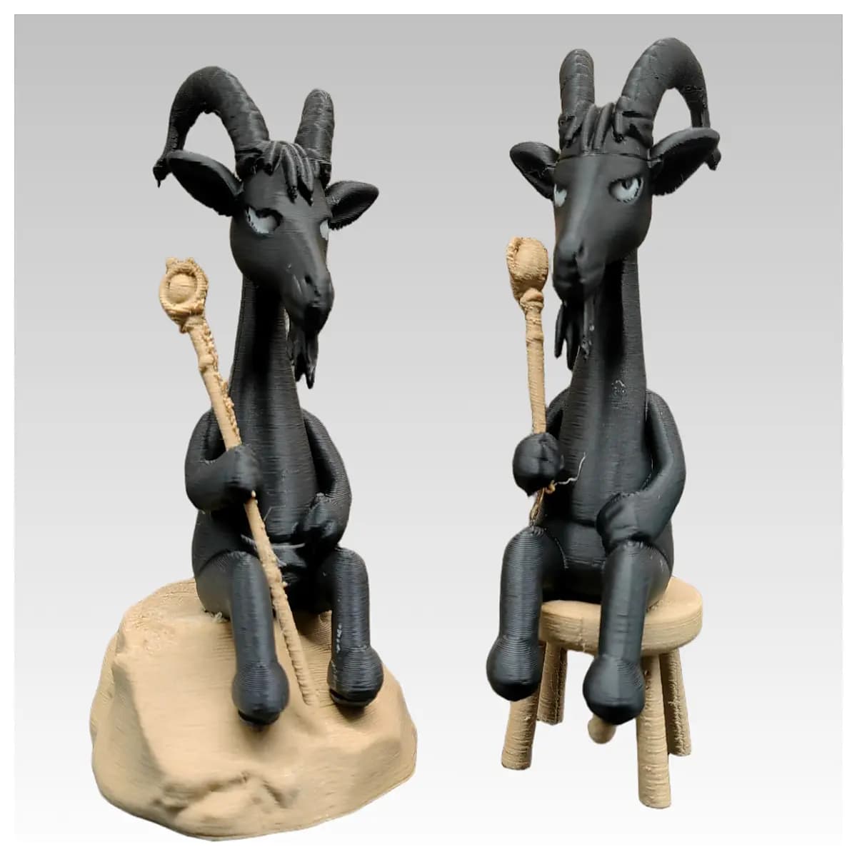 2027 year of the goat decor black sheep figurine cute animal statue home office desk ornament zodiac sign gift festive holiday decoration modern minim