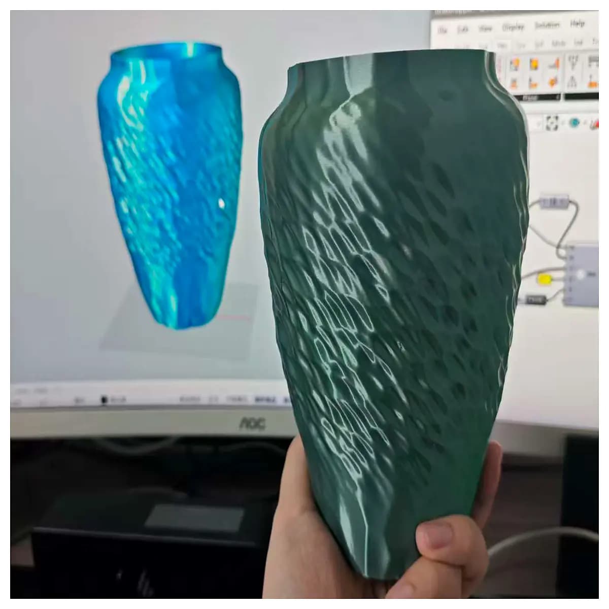 sa 01 vase texture workflow test library procedural material blender add on digital product design high poly mesh realistic surface detail