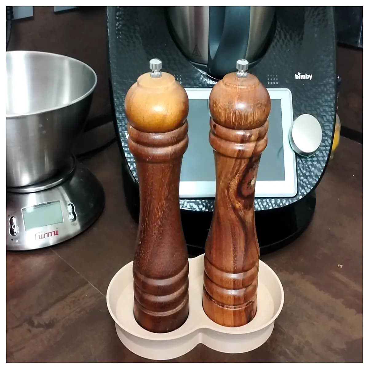 salt and pepper mill base replacement parts duty stainless steel grinder bottom refillable spice container