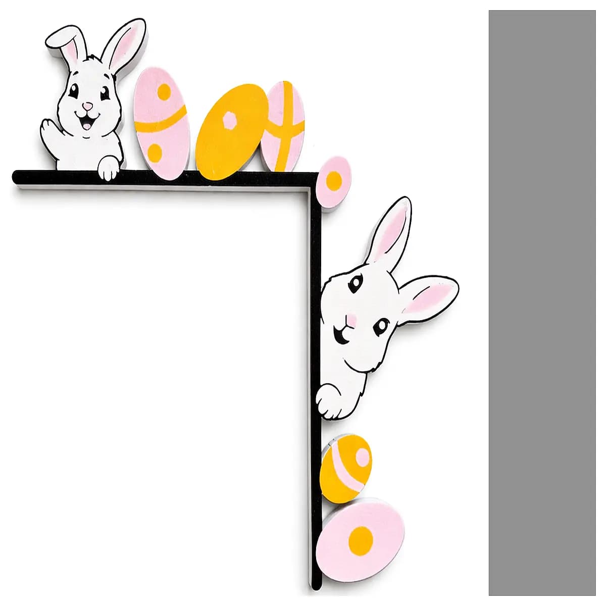 easter door wreath spring hanger bunny rabbit egg decor festive porch hanging ornament for front door garden party