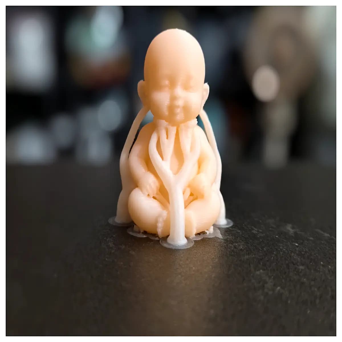 ginseng root baby doll skin tone 10g 5cm resin print quick 30min rapid prototyping figurine