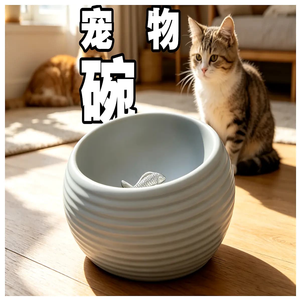 slow feeder cat bowl anti choking stainless steel pet food dish non slip weighted