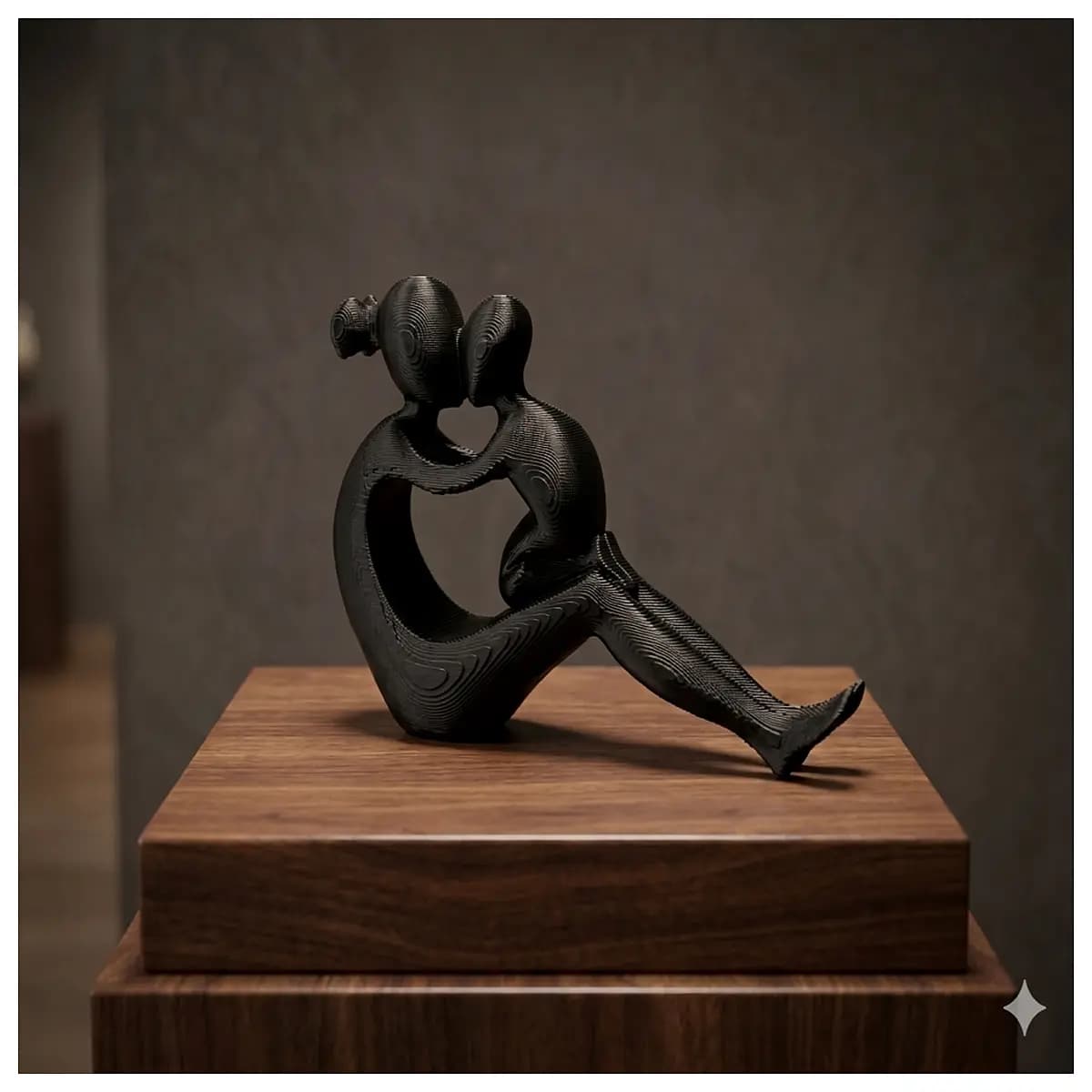 embrace statue resin figurine romantic couple gift anniversary memorial keepsake home decor
