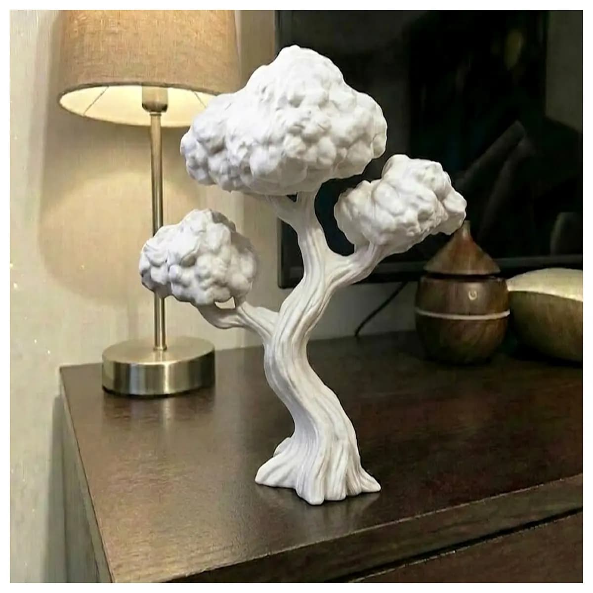 zen bonsai cloud tree miniature japanese cherry blossom desk decor indoor plant aesthetic home office zen garden decor