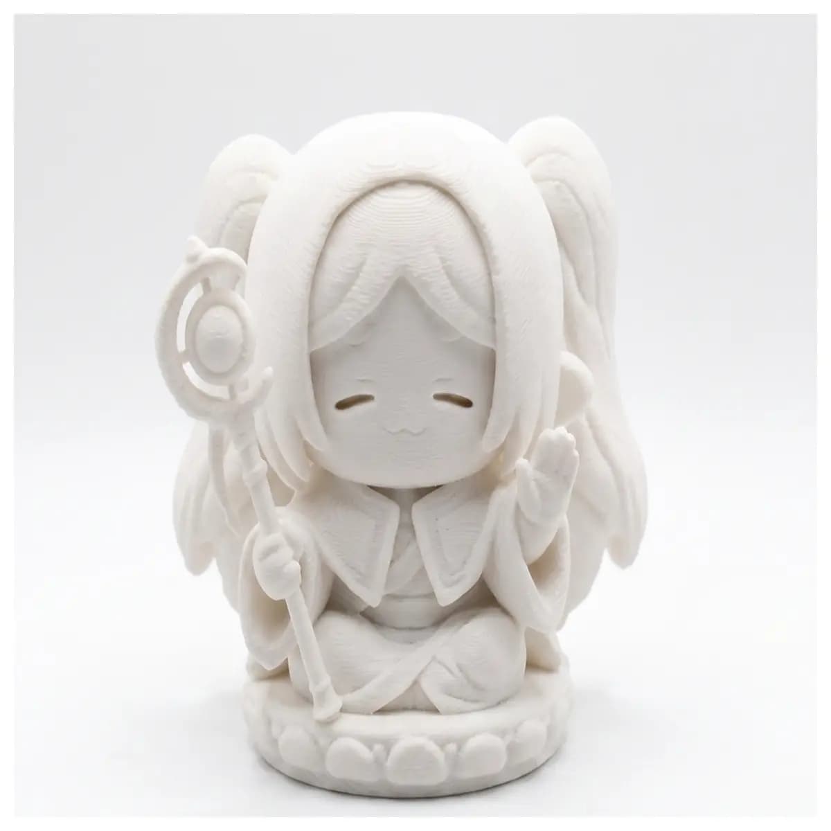 frieren buddhist stone tablet flower resin statue home altar decoration zen garden ornament spiritual gift