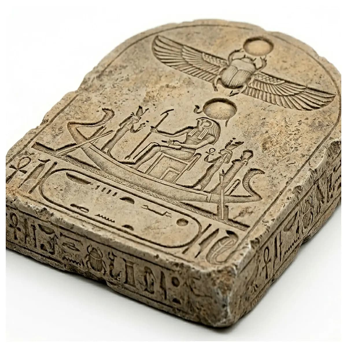 ancient egyptian stone tablet historical artifact museum gift hieroglyphic wall decor vintage archaeology collectible