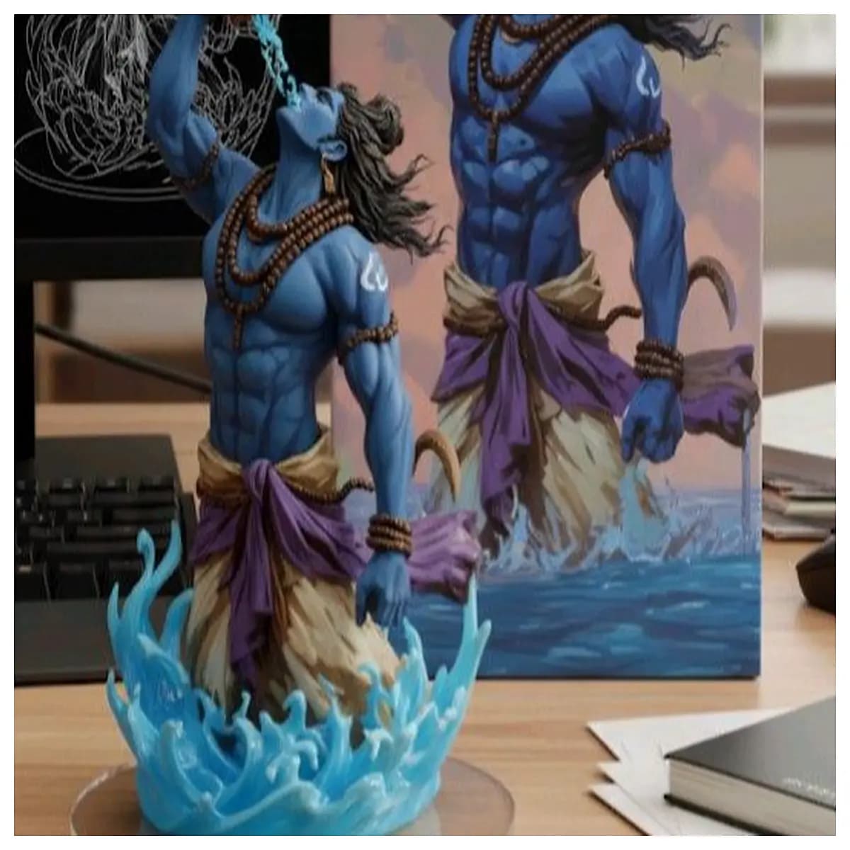 shiva statue for home decor hindu god figurine meditation room ornament spiritual gift large resin shiva idol yoga studio decoration shambhala art pie