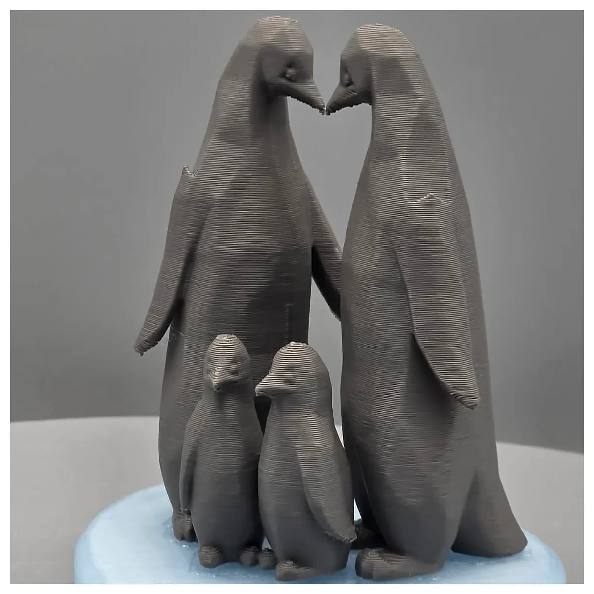 geometric penguin plush toy modern home decor minimalist nursery art kids animal sculpture desk ornament