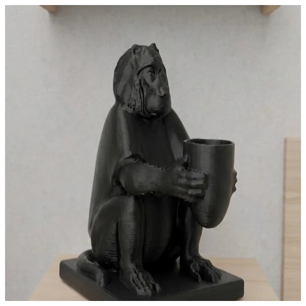 realistic monkey statue garden decor bronze primate sculpture funny monkey figurine wild animal art home ornament large outdoor monkey statue