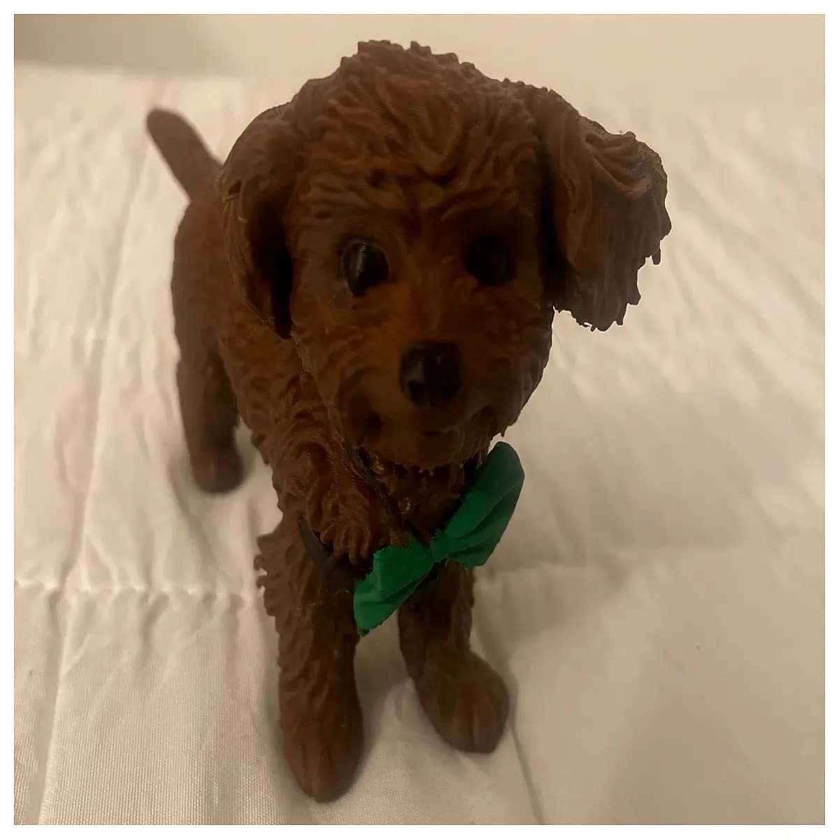 plush toy poodle dog stuffed animal soft cuddly pet for kids gift home decor shelf collectible plushie