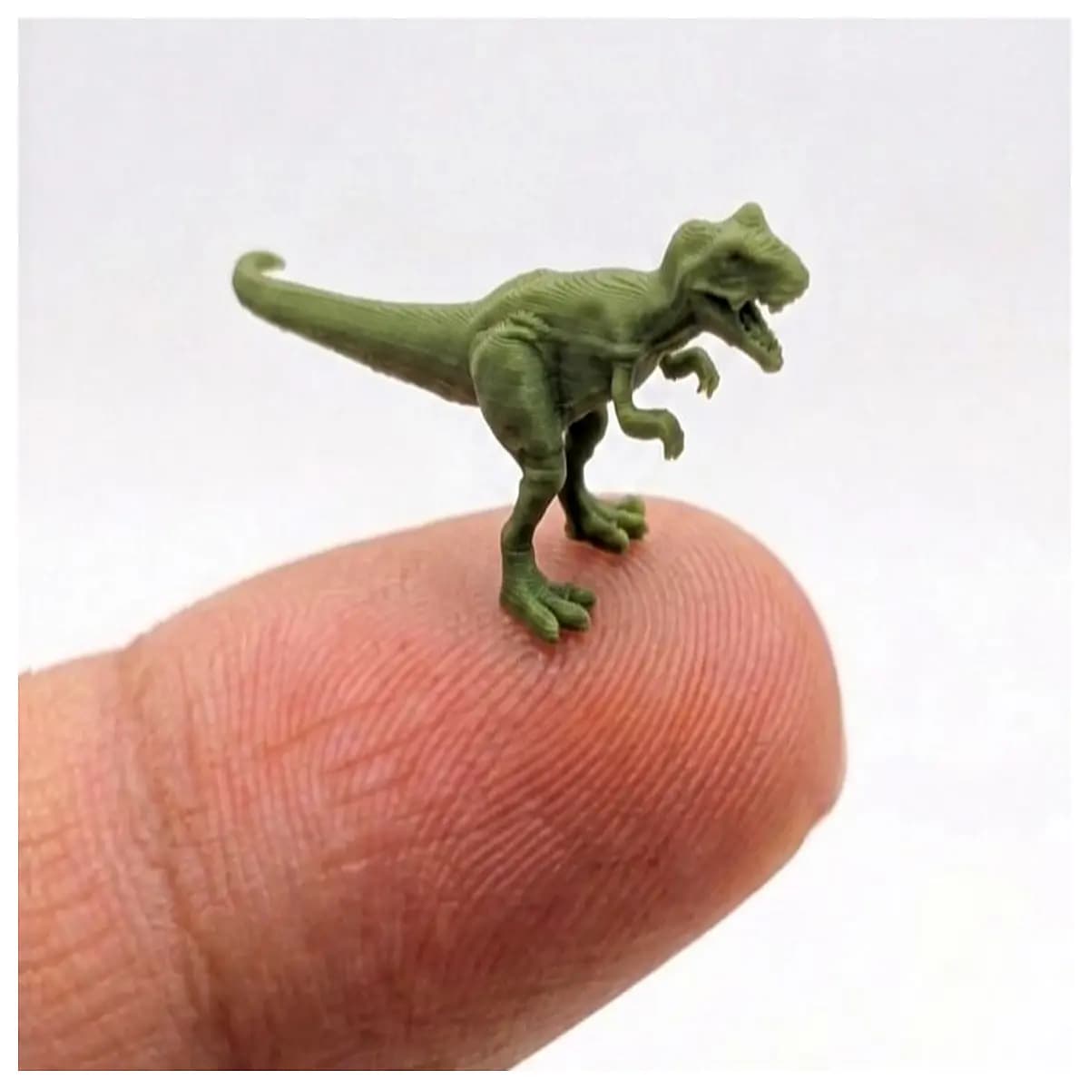 miniature t rex 04 nozzle small scale dinosaur fine detail resin collectible toy