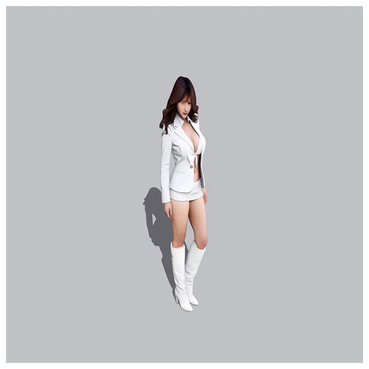 anime figure girl collector statue resin piece hobby fans