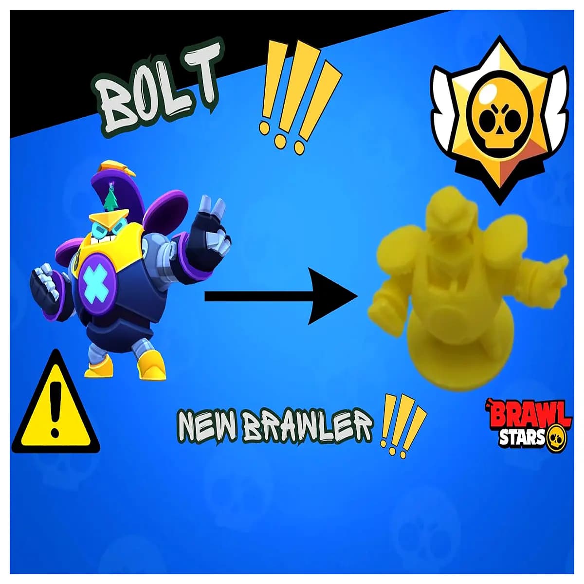 brawl stars bolt skin mobile game character download play online action fighting