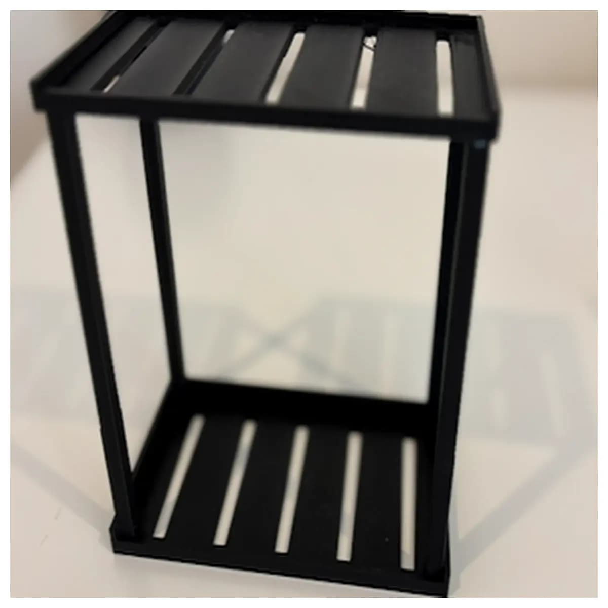 2 tier organizer shelf for retail shop counter jewelry cosmetics storage rack duty metal wire