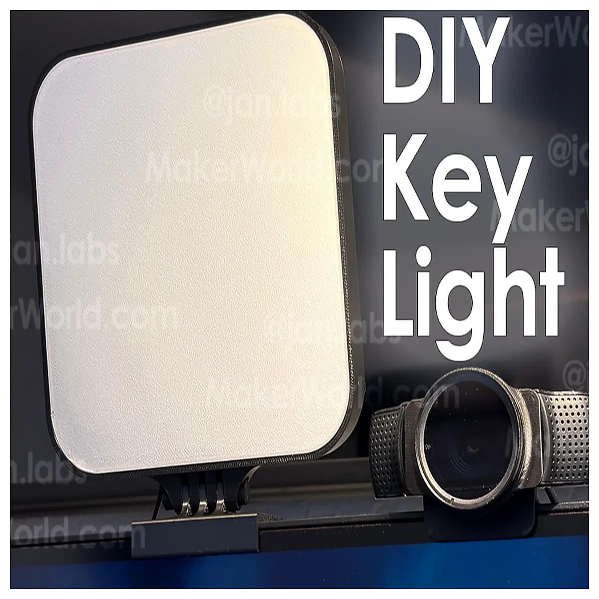 printed monitor bar rgb strip under screen bias lighting for pc gaming streaming setup ambient backlight
