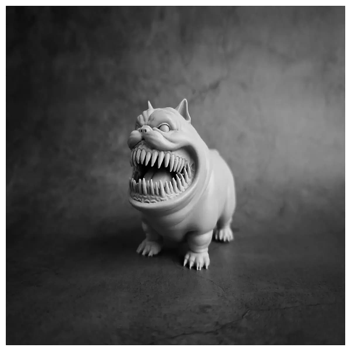 cute bulldog figurine desk accessories funny pet statue office decor funny animal toy for desk